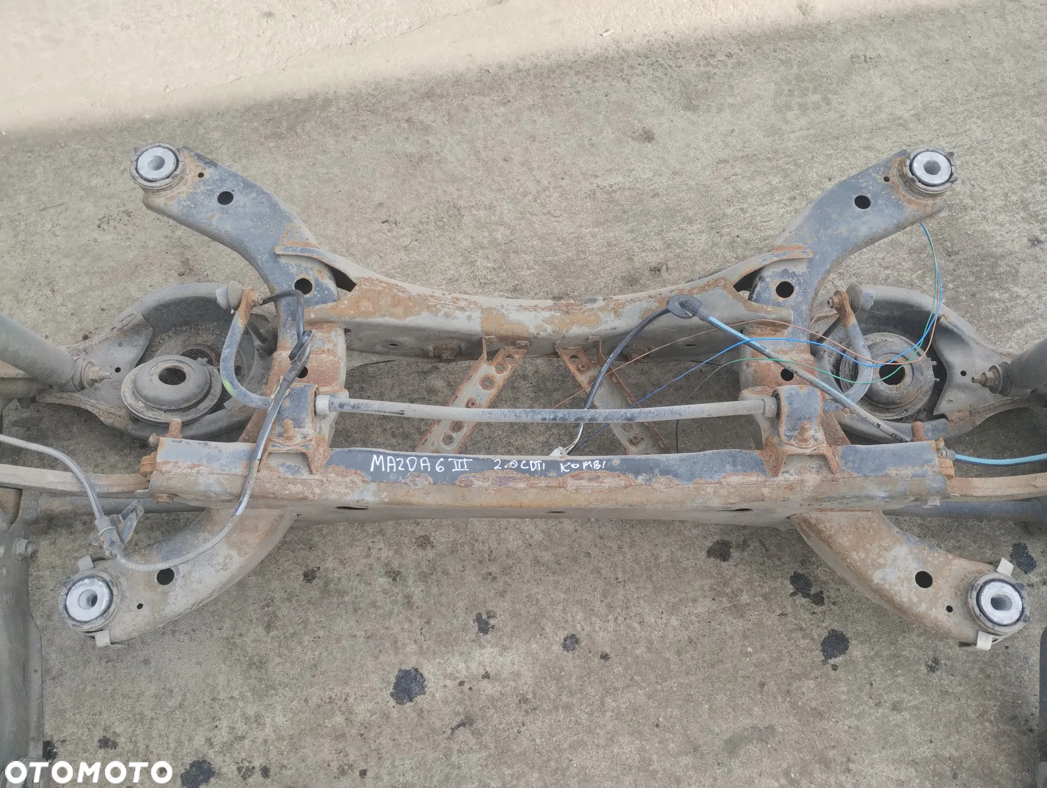 MAZDA 6 III 12- LIFT kombi belka tylna sanki zawieszenia tył * - 2