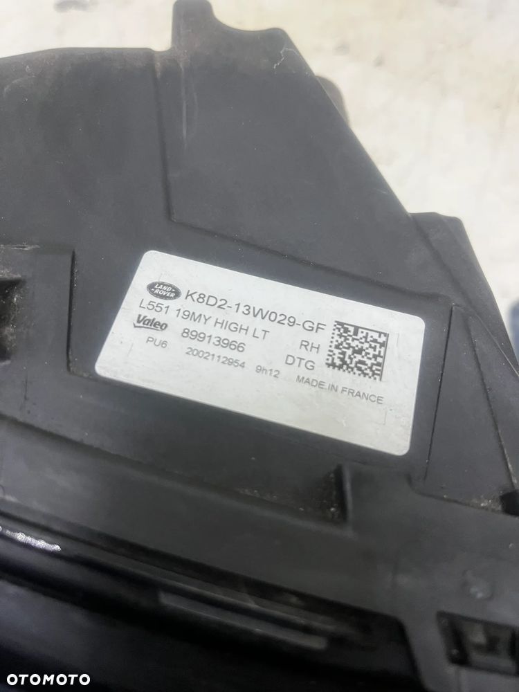 RANGE ROVER EVOQUE II L551 LAMPA REFLEKTOR PRZEDNI - 9