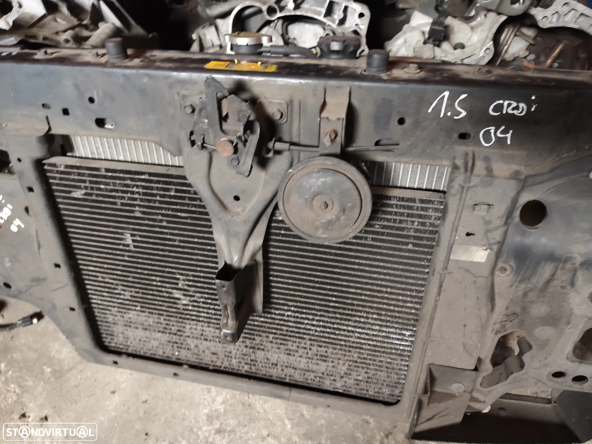 HYUNDAI GETZ 1.5 CDRI FRENTE FIBRA RADIADOR TERMOVENTILADOR - Z481 - 6