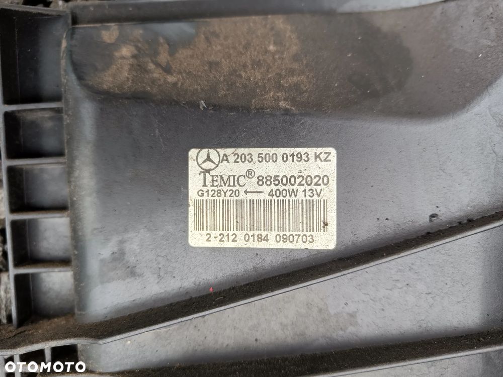 MERCEDES W203 2.2 CDI Wentylator Chłodnicy 400W Silnik Moduł A2035000193 - 2