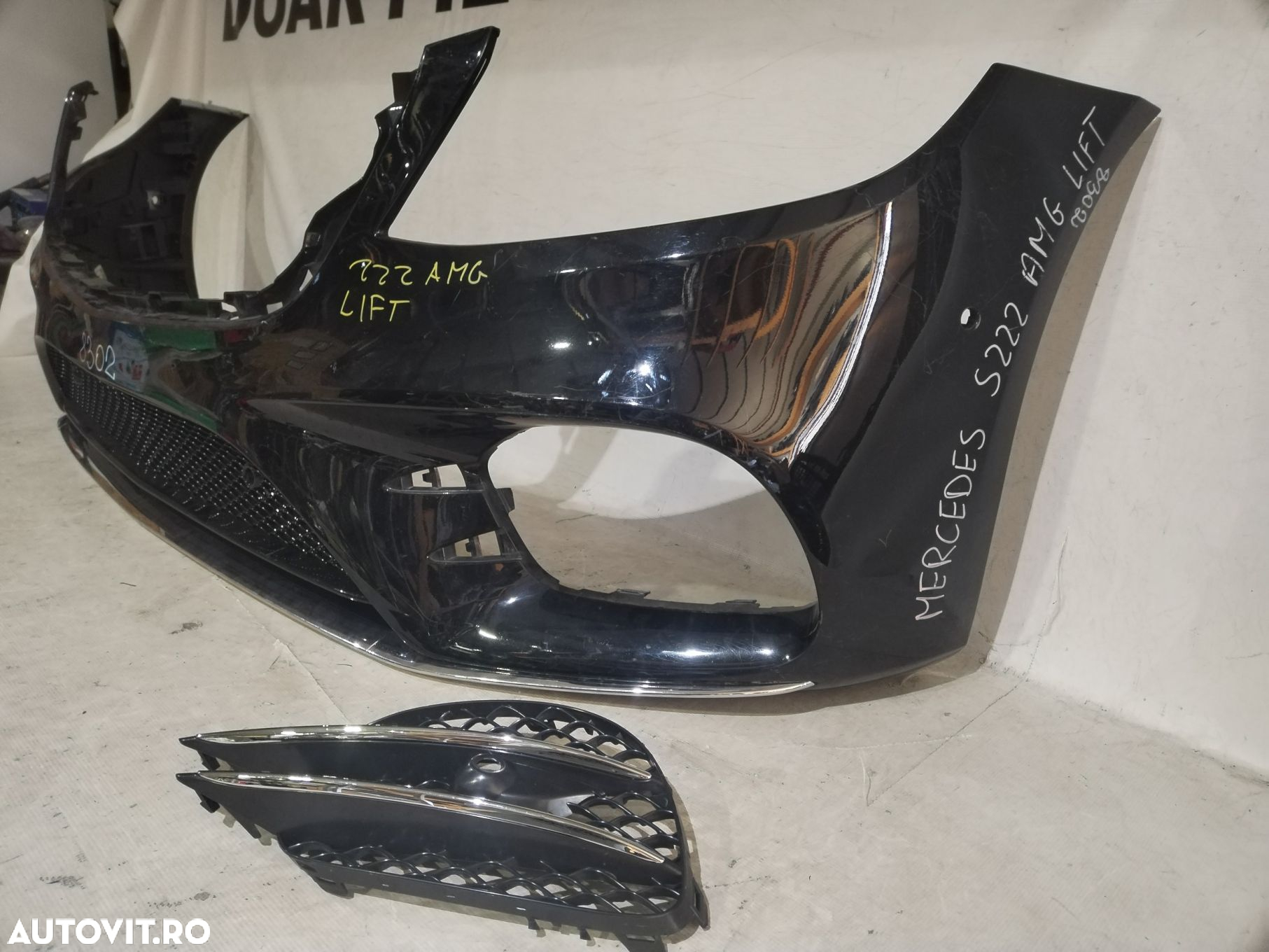 Bara fata Mercedes S-Class W222, facelift, AMG, 2017, 2018, 2019, 2020, cod origine OE A2228856100. - 2