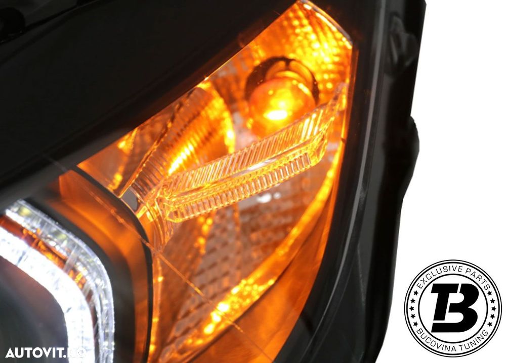 Faruri LED Angel Eyes compatibile cu BMW Seria 3 F30 F31 - 8