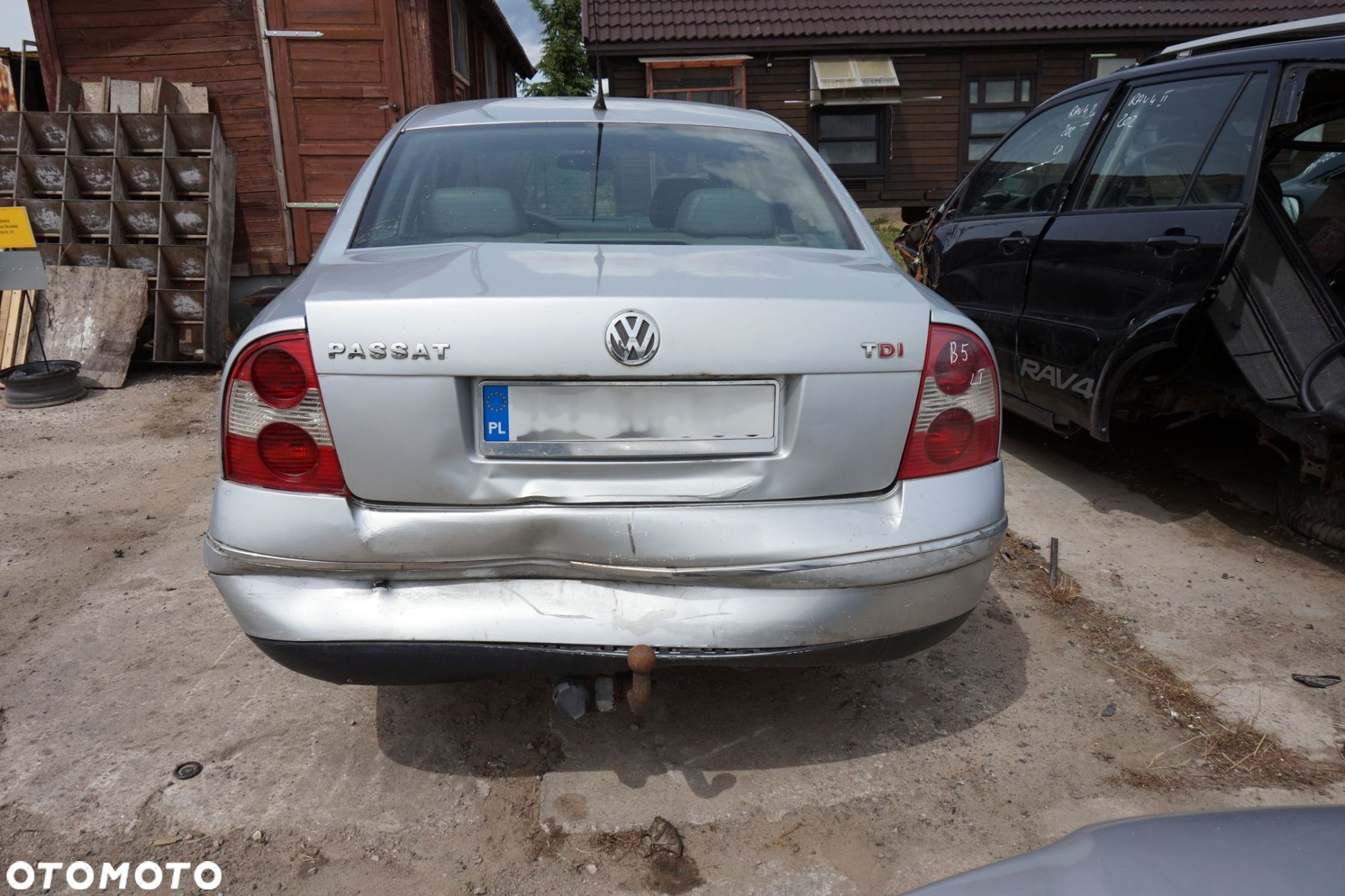 VOLKSWAGEN PASSAT B5 LIFT SEDAN 2000 LA7W 1.9 TDI AVF 130KM ELN SREBRNY na części - 4