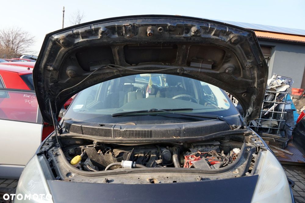 MASKA ZDERZAK BŁOTNIKI LAMPY SCENIC II PH1 NV676  RENAULT 2004-2006 CZARNY PRZÓD KOMPLETNY - 14