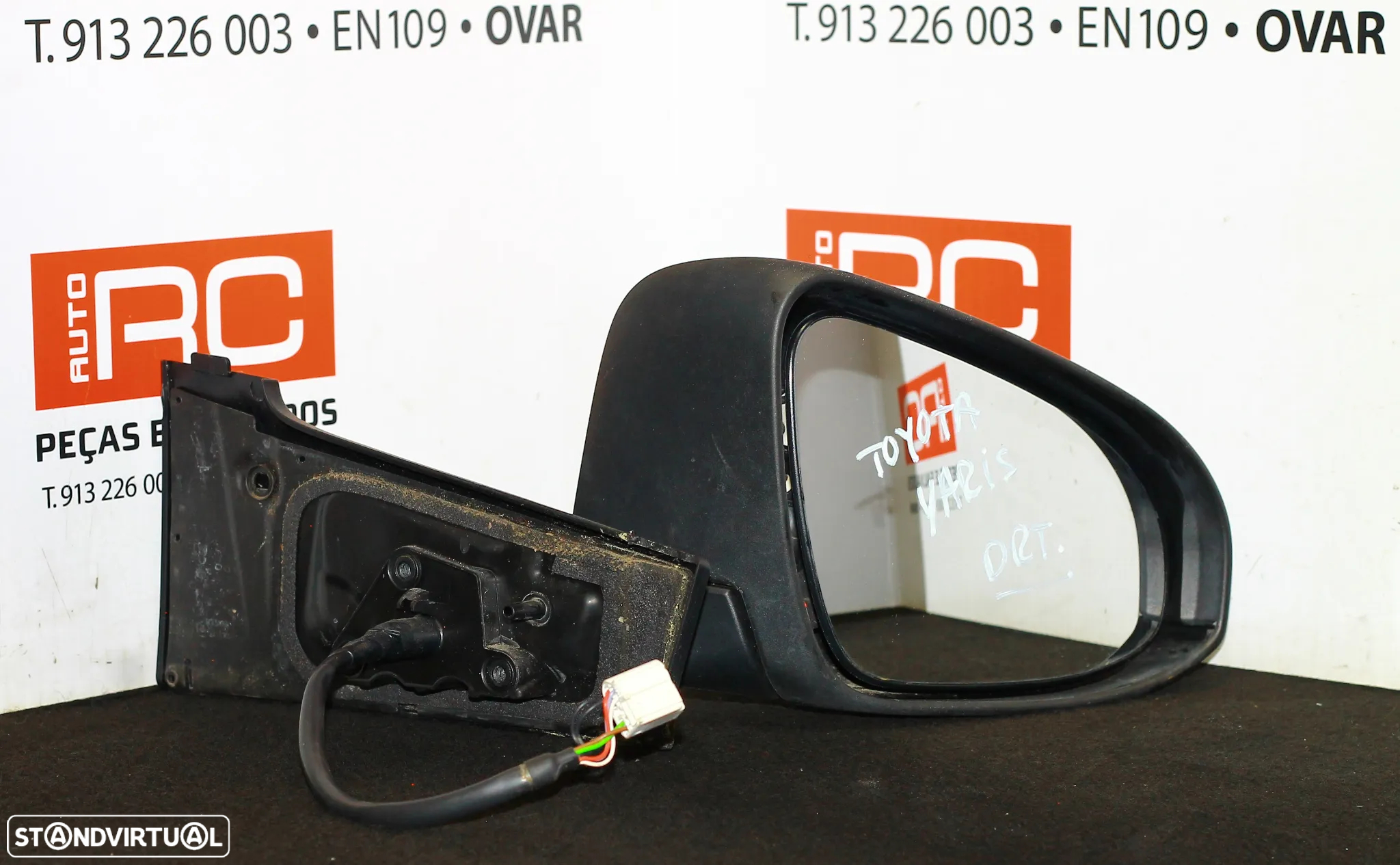 ESPELHO RETROVISOR DIREITO TOYOTA YARIS - 2