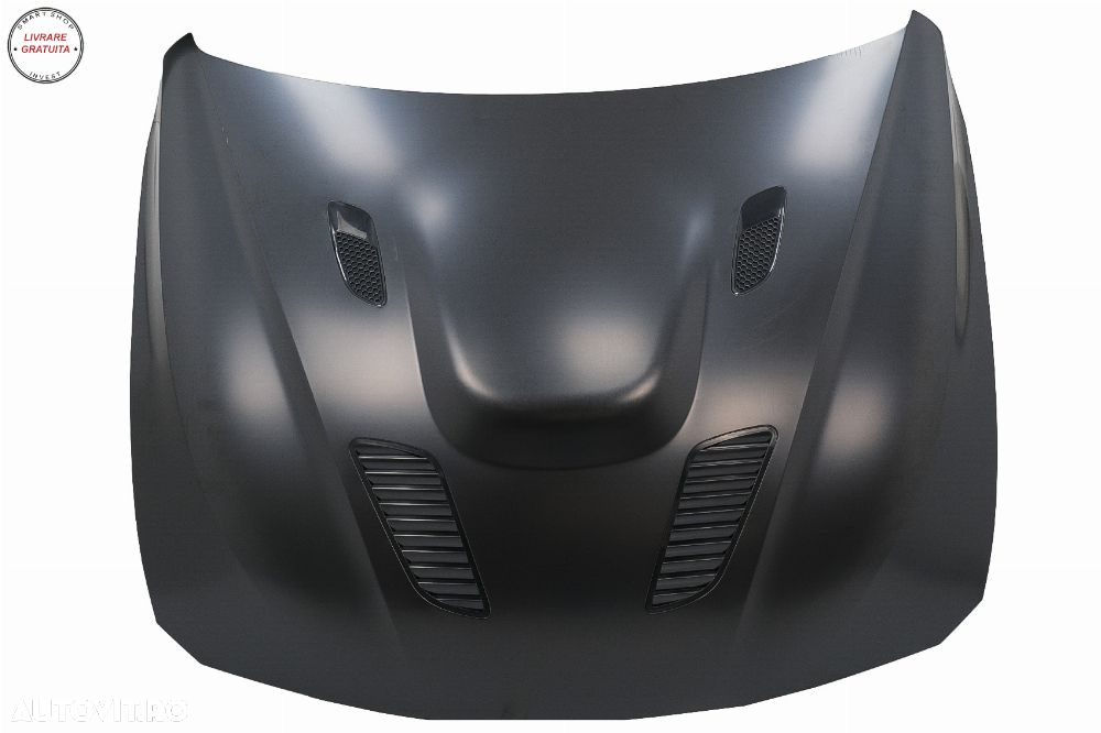 Capota cu Aripi Laterale Negru compatibila cu BMW Seria 4 F32 F33 F36 (2011-2019) - livrare gratuita - 2