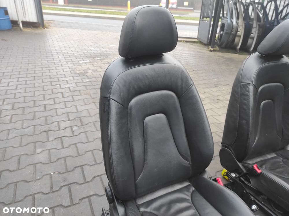 AUDI A4 B8 SEDAN FOTELE SKÓRZANE SKÓRA PODGRZEWANE KOMPLET WYSYŁKA !!!! - 10