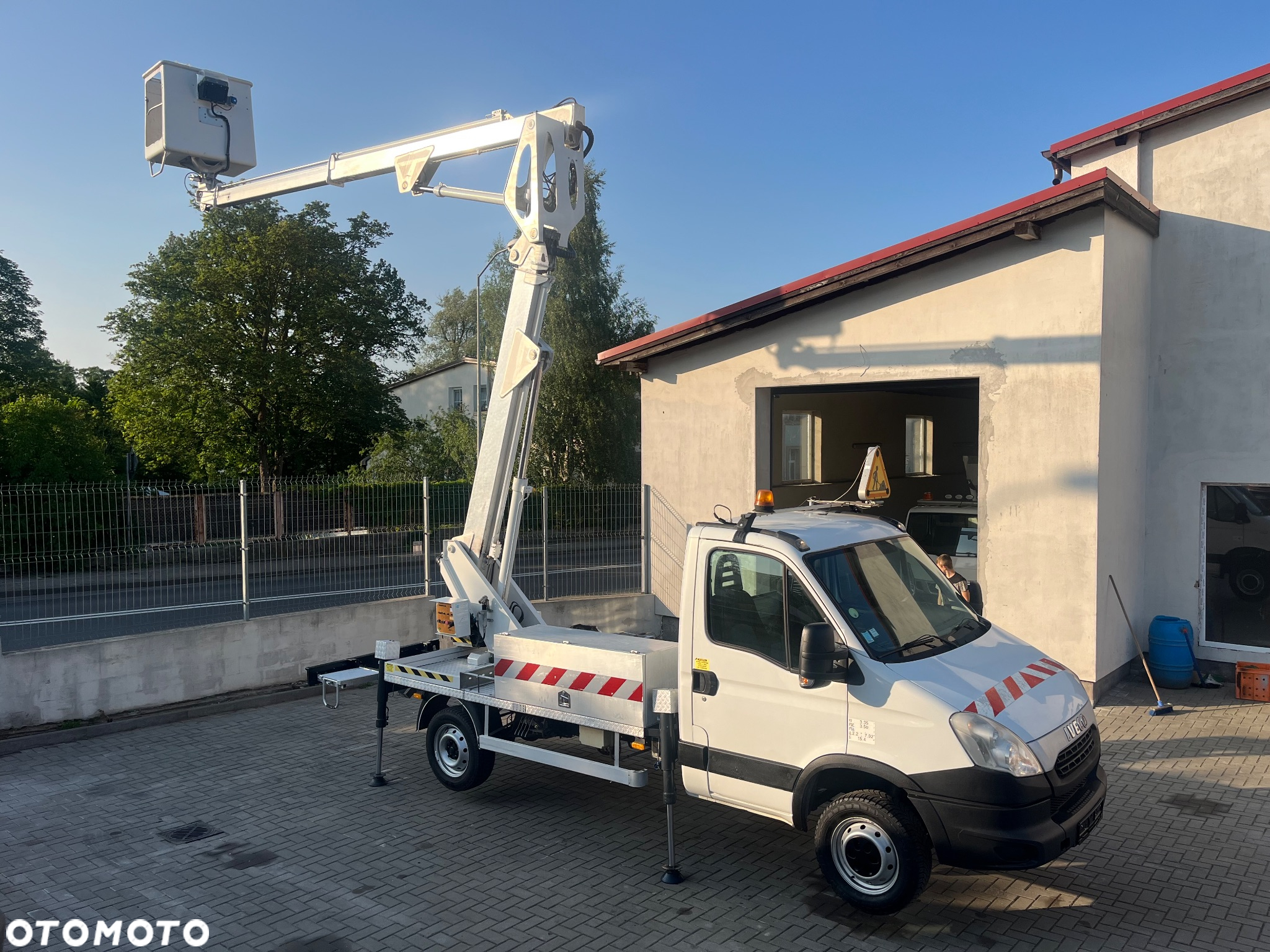 Iveco Podnośnik koszowy Izolowany Kosz Multitel mx170 17 metrów 10 w Bok Zwyżka jak Ruthmann Gsr Wumag - 19