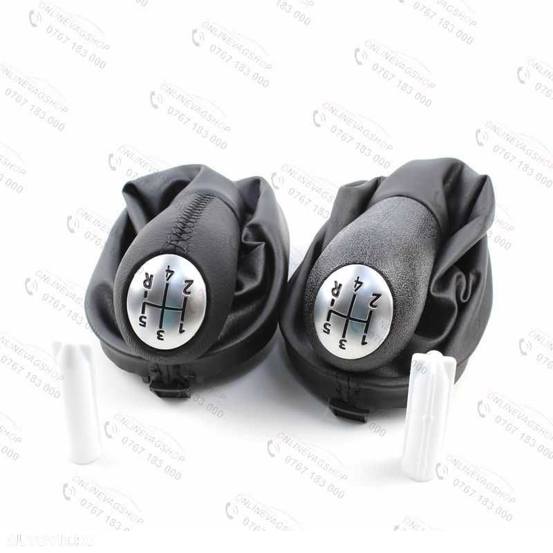 Nuca piele + manson schimbator Dacia Logan 2004-2012, Renault Clio 2 - 4