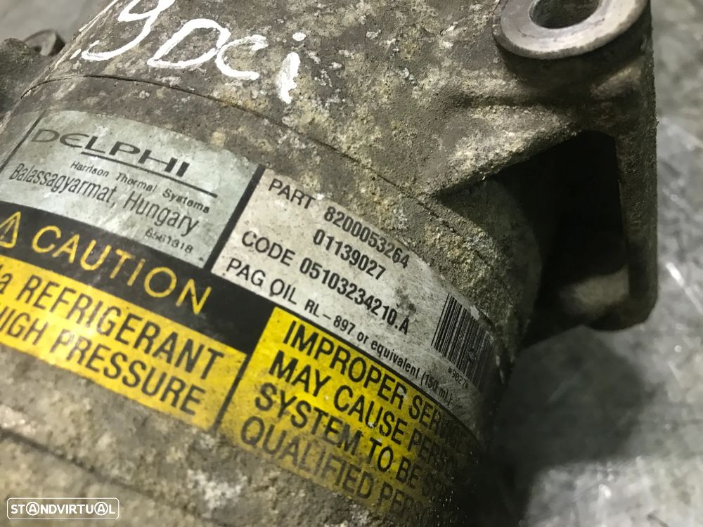 COMPRESSOR AC RENAULT MEGANE II / SCENIC II 1.9DCI 8200053264 - 3