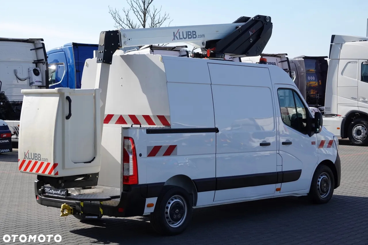 Renault MASTER / PODNOŚNIK KOSZOWY - 10 metrów / 2021 ROK / BLASZAK + WZWYŻKA / PO KONTRAKCIE SERWISOWYM / - 14