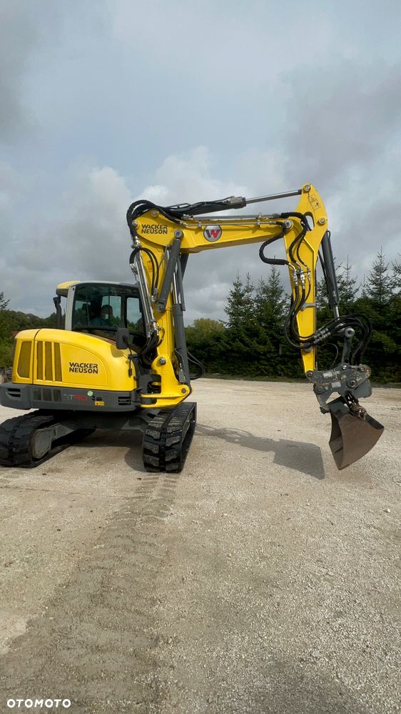 Wacker Neuson Koparka gąsienicowa KLIMA  3xramie łamane Wacker Neuson Et 90 KLIMA Deutz hydrozłącze hydrauliczne Liebherr SW33 LIKUFIX SWA33 + pilot auto hydrauliki 3 x łyżki org Liebherr 9 ton ET90 gumowe gasiennice 1 wł Cat 308 Jcb Yanmar atlas TEREX Liebherr złącze - 1