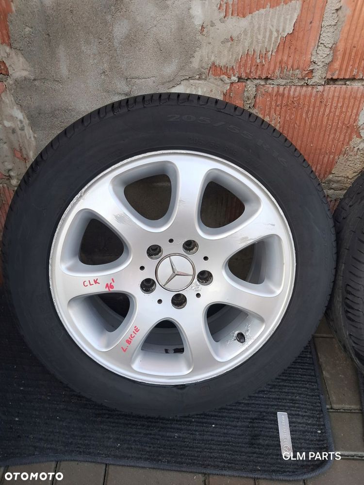 mercedes-benz clk w209 felgi aluminiowe 16" koła lato pirelli - 2