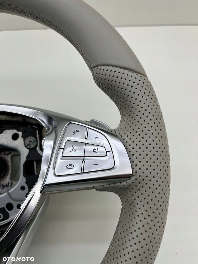 MERCEDES W222 KIEROWNICA MULTIFUNKCJA ŁOPATKI A0004606303 - 5