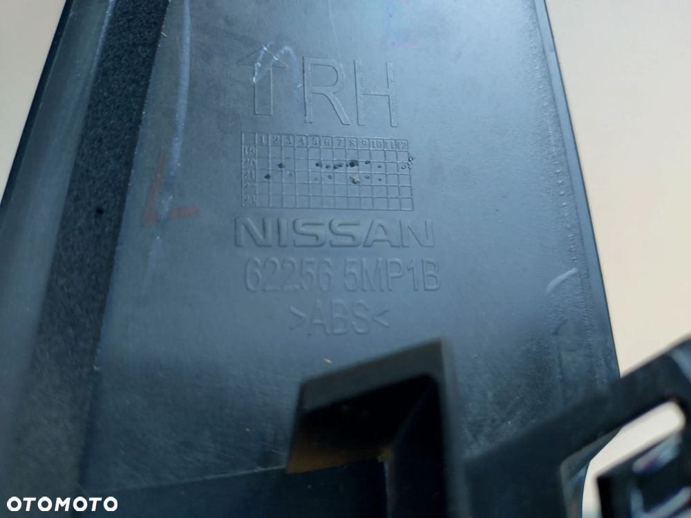 NISSAN ARIYA 20- 62256 5MP1B KRATKA PRAWA ZDERZAK PRZÓD NOWA ORYGINAŁ!!! - 2