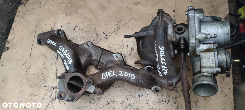 OPEL 2,0TB SAAB Z20NEL kolektor wydechowy 12786716