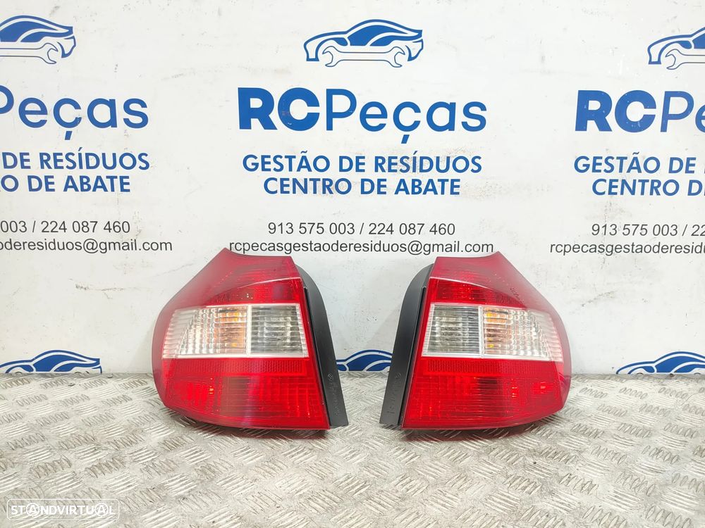 Farolins traseiros trás direito esquerdo originais BMW Serie 1 E81 E87 Pré LCI de 2004 a 2007 - 1