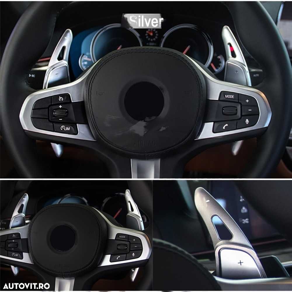 Set Extensii Padele Volan BMW Seriile G / Rosu Albastru Negru Silver - 8