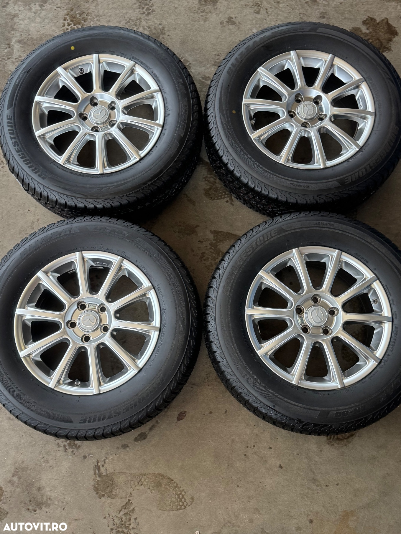 Vând jante aliaj Mazda noi pe 17” cu anvelope noi de iarnă - 2