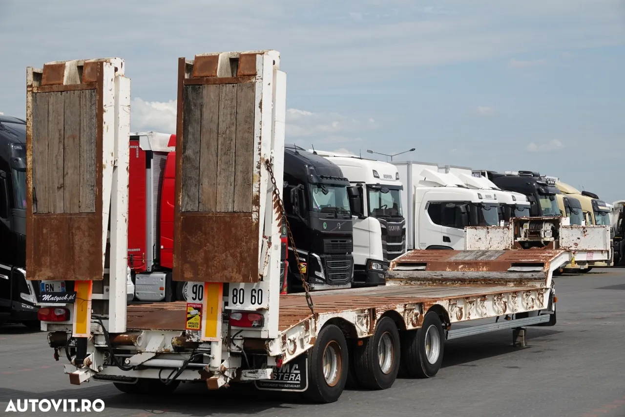 Castera CAMION CU ÎNCĂRCARE MICĂ CASTERA / 3 AXI / AXĂ DE DIRECȚIE / SUPRACARCĂRI HIDRAULICE / TROLIU / IMPORTAT - 7