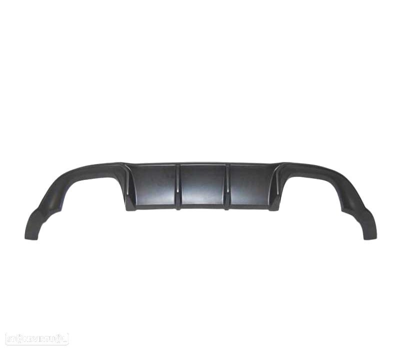 DIFUSOR TRASEIRO VW GOLF 7.5 17-20 LOOK R GTI PRETO - 2