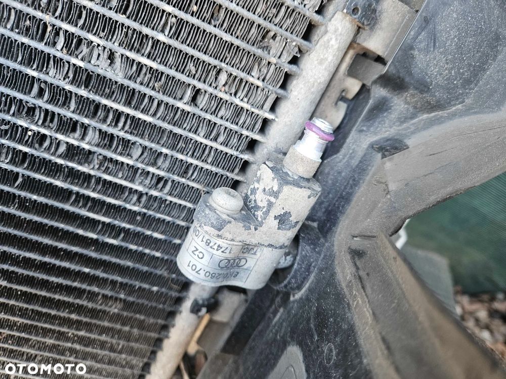 Pas Przedni Wzmocnienie Czołowe Belka Zderzaka Chłodnice Intercooler Wentylator 1.8 2.0 TFSI 2.0 TDI AUDI A4 B8 - 9