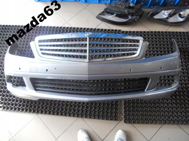 MERCEDES C KLASA W204 ZDERZAK PRZEDNI PDC - 1