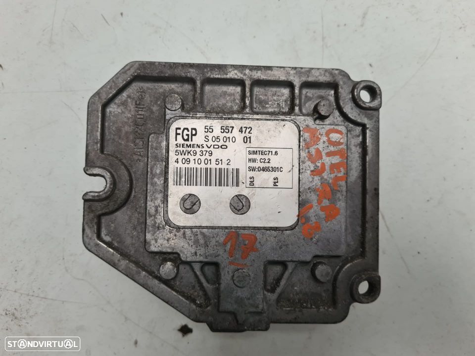 OPEL ASTRA H 1.6 | CENTRALINA SIEMENS | Ref. 5WK9 379 55 557 472; - 2