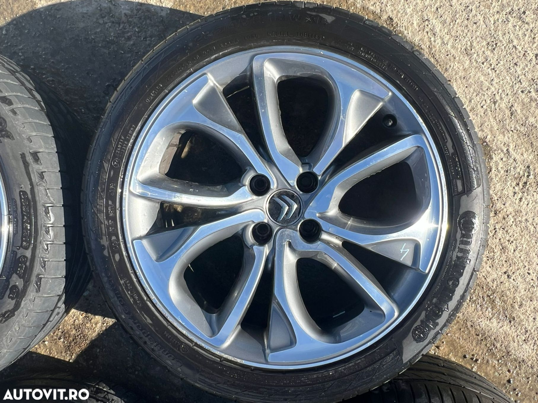 Set roti pe 18 cu anvelope vara pentru Citroen DS4, DS5. - 6