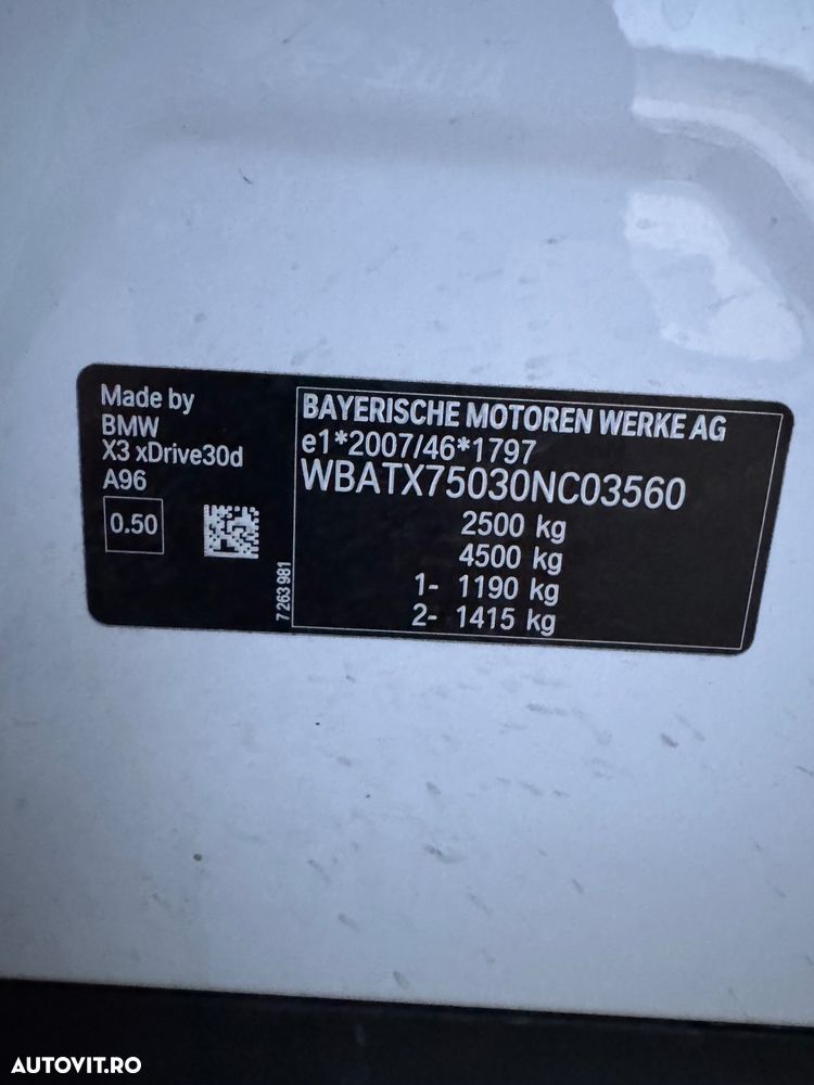 BMW X3 xDrive30d AT xLine - 12
