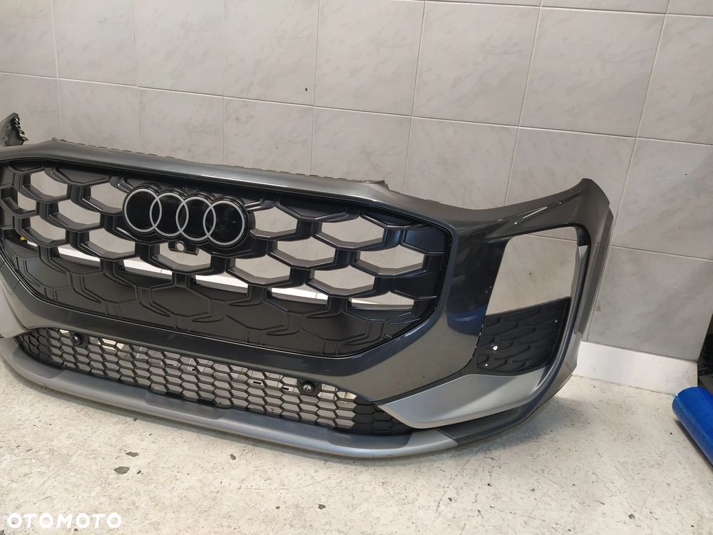 AUDI Q3 S-LINE ZDERZAK PRZÓD PRZEDNI GRILL POD KAMERE 4XPDC ORYGINAŁ - 9
