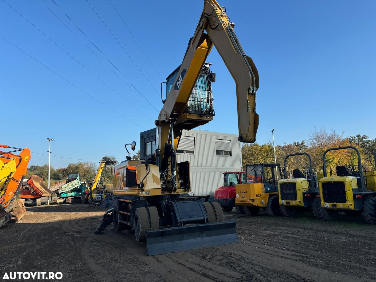 Cat M 3024 Excavator pe Roti - 4