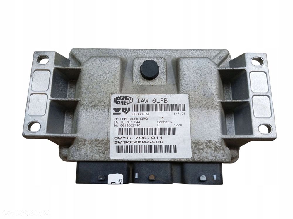 KOMPUTER STEROWNIK SILNIKA CITROEN C5 II (2004-2008) 2.0 16V 140KM 9658845480 - 1