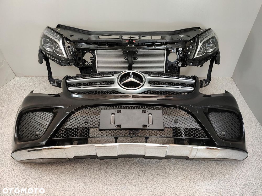 MERCEDES GLS W166 AMG ZDERZAK CHŁODNICE WZMOCNIENIE LAMPY FULL LED ILS - 2