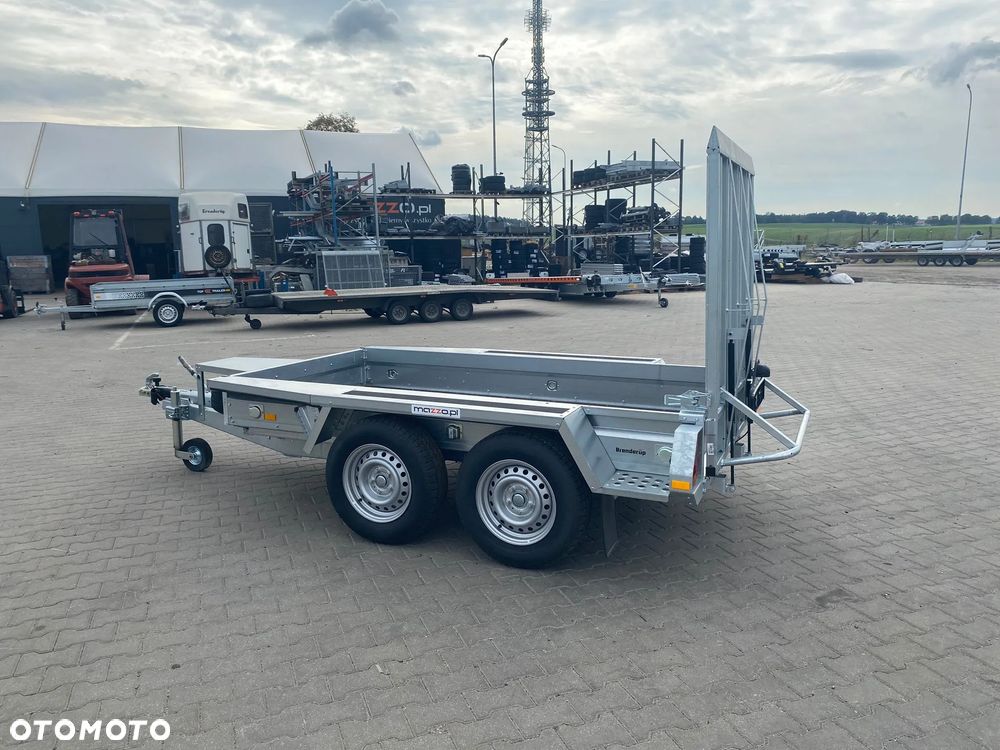 Brenderup Dostawa przyczepa koparkowa budowlanka z trapem 260x126x25cm DMC2600kg MOCNA I SOLIDNA pod minikoparkę - 12