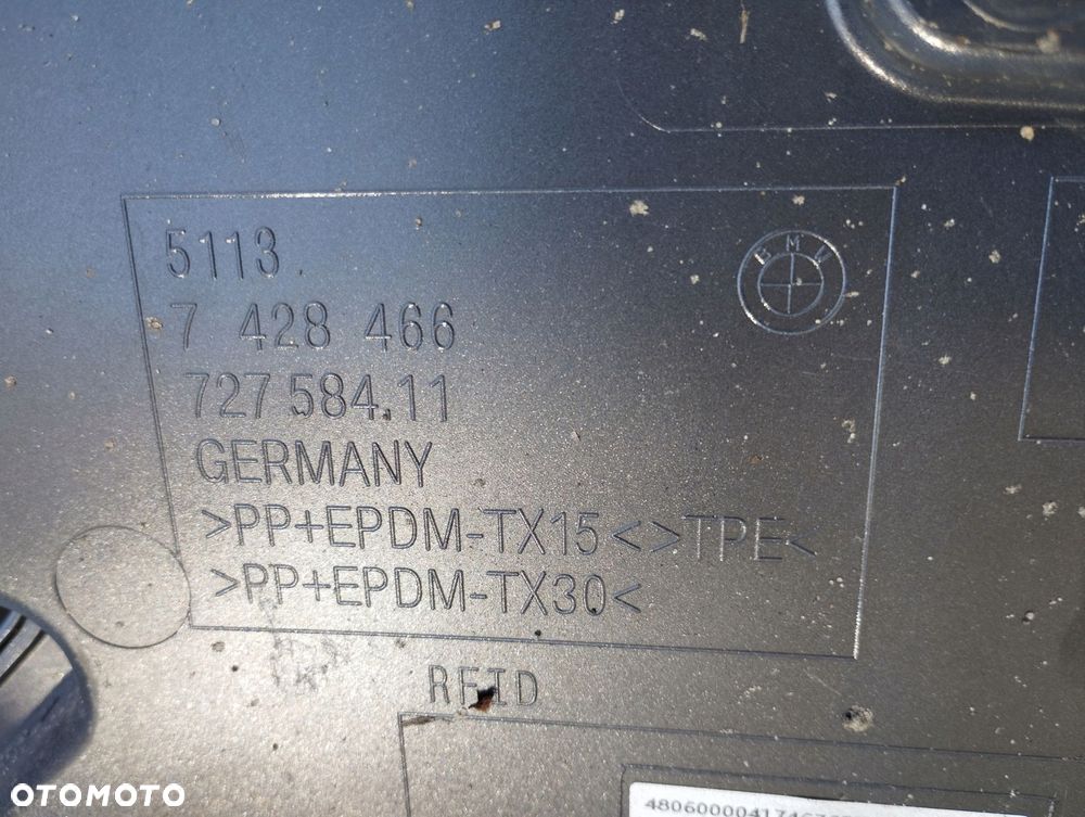 blenda listwa klapy bagażnika bmw x2 f39 7428466 - 7