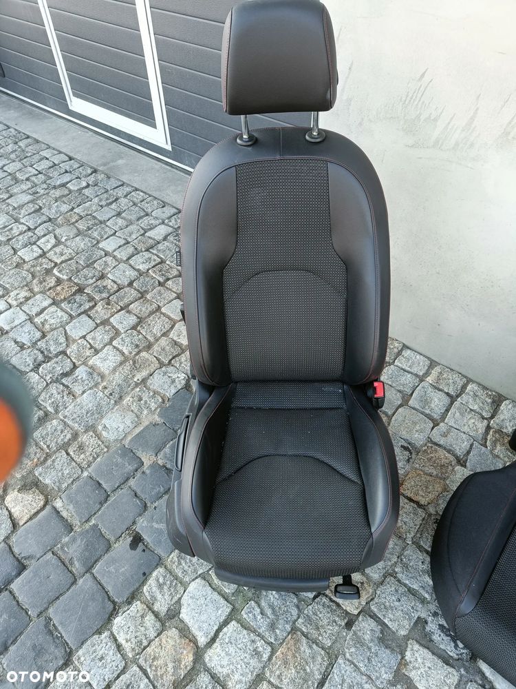 Fotele Seat Leon 3 III FR Skóra Kanapa Przekładka Siedzenia - 8
