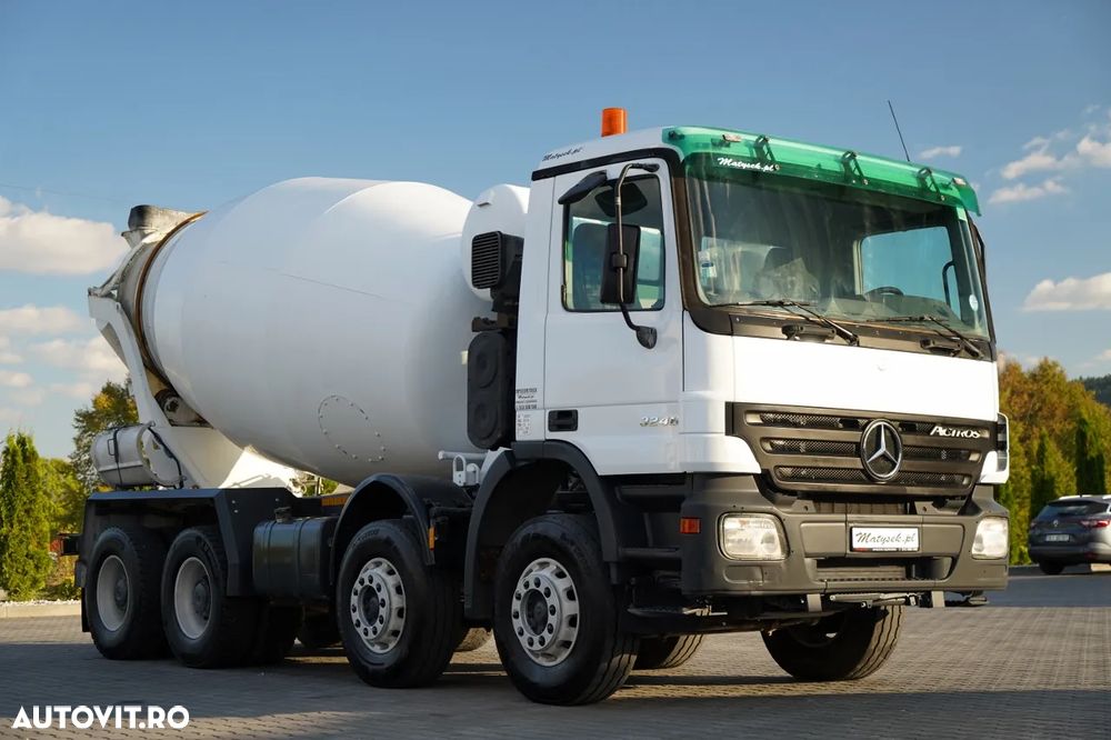Mercedes-Benz ACTROS 3246 / BETONIERĂ SCHWING STETTER / 8X4 / EPS + AMBREIAJ / JANTE DIN ALIAJ / - 1