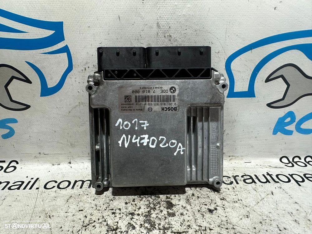 .Centralina ECU Motor Bosch BMW - N47D20 - 7810000  0281015075 - 6