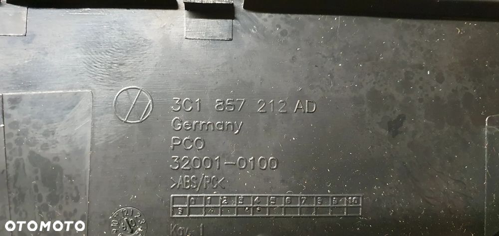 Listwa dekor konsoli VW Passat B6 3C0 3C1857212AD - 6