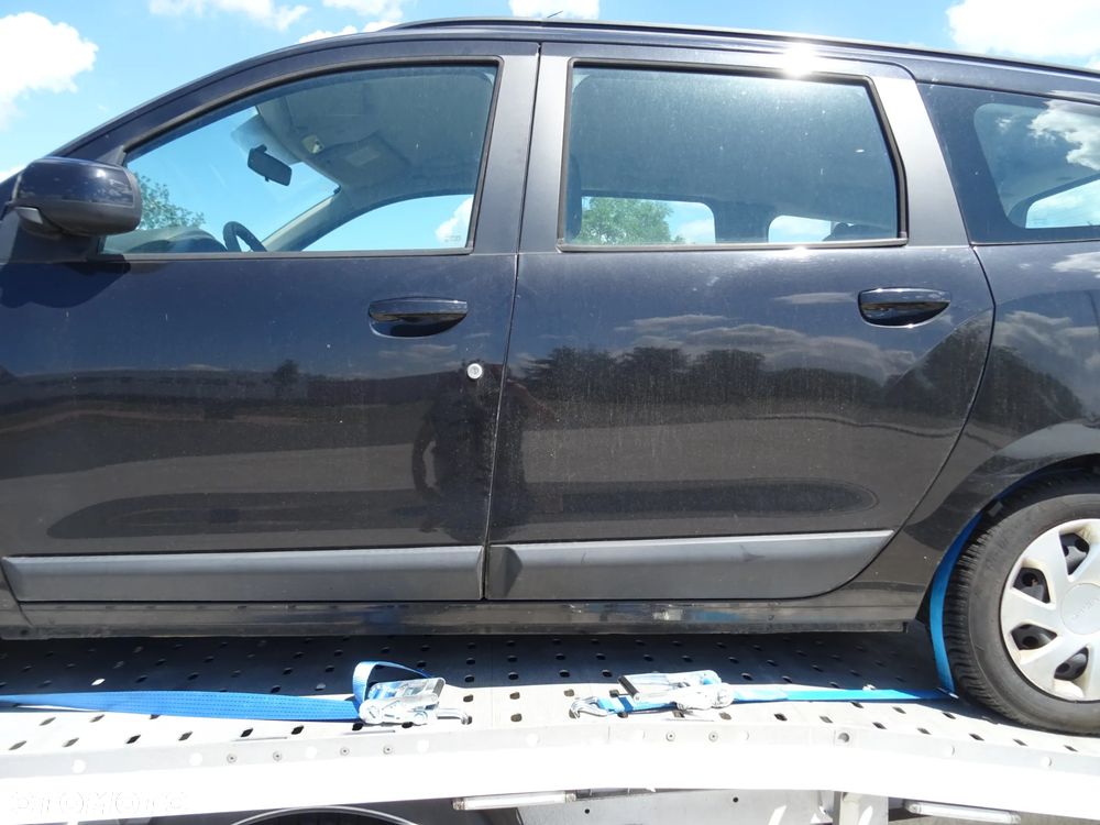 DACIA LODGY DRZWI LEWE TYLNE NV676 CZARNE ORYGINAL LAKIER STAN BDB SZYBA PODNOSNIK LISTWA ZAMEK KLAMKA ITP - 6