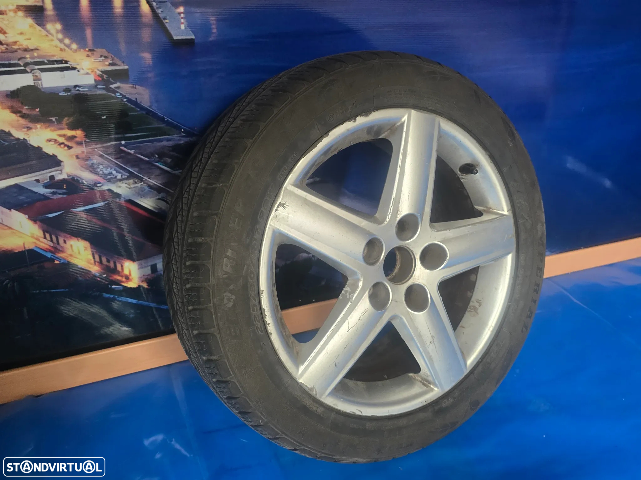 Jante Roda Suplente com pneu M+S originais para audi a6 c6 4f 2003- 225/50 R17 - 3