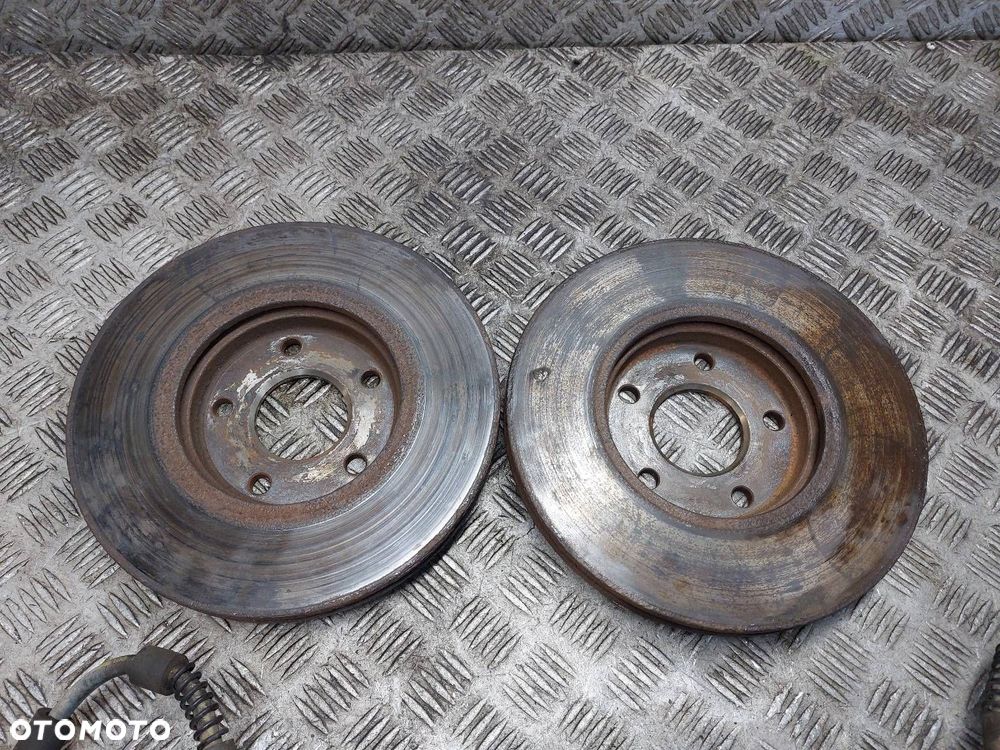 TARCZE HAMULCOWE PRZÓD KLOCKI ZACISKI FORD TRANSIT CONNECT I 1.8 TDCI - 3