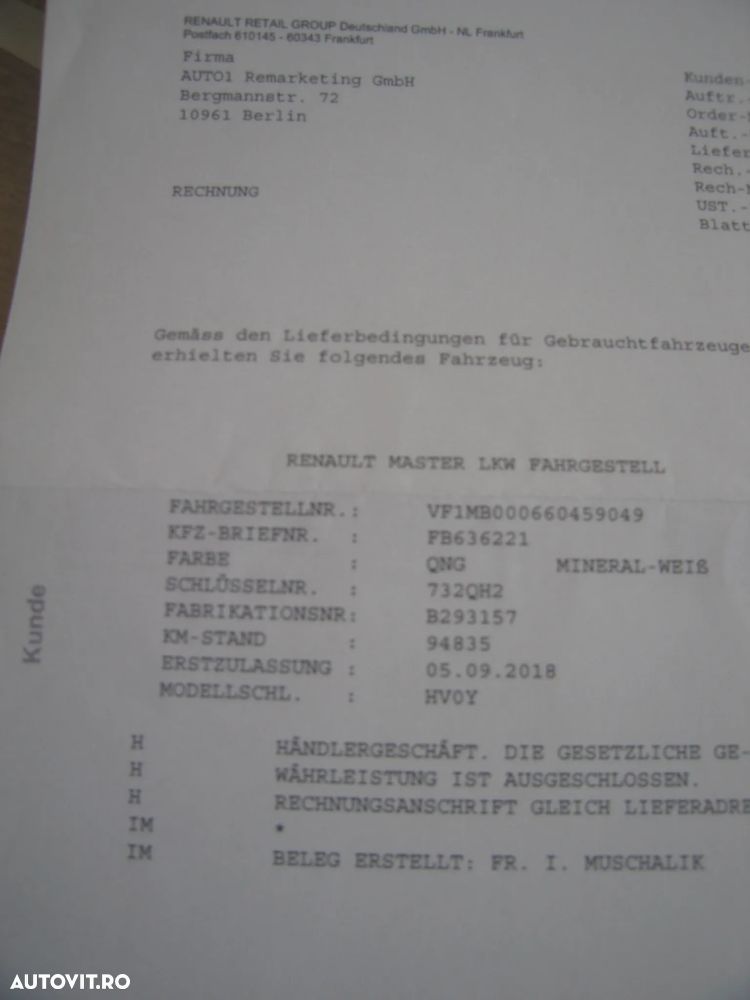 Renault MASTER  7 LOC. PLATFORMA MIXTA , AC. EURO VI. - 25