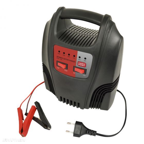 Incarcator acumulator auto Carpoint 6V/12V 2-8A redresor cu led de incarcare a bateriei - 1