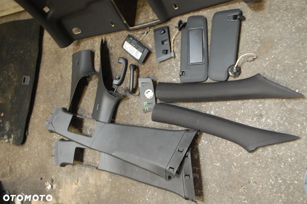 PODSUFITKA KOMPLETNA SŁUPKI SŁONECZNIKI CZARNA OPEL INSIGNIA A OPC SEDAN 13293350 - 5