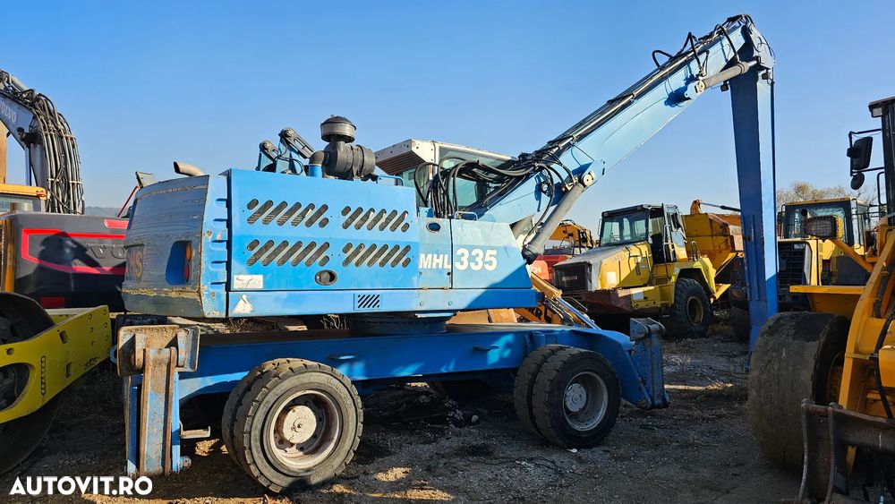 Fuchs MHL 335 Terex Excavator pe roti pentru fier vechi - 2