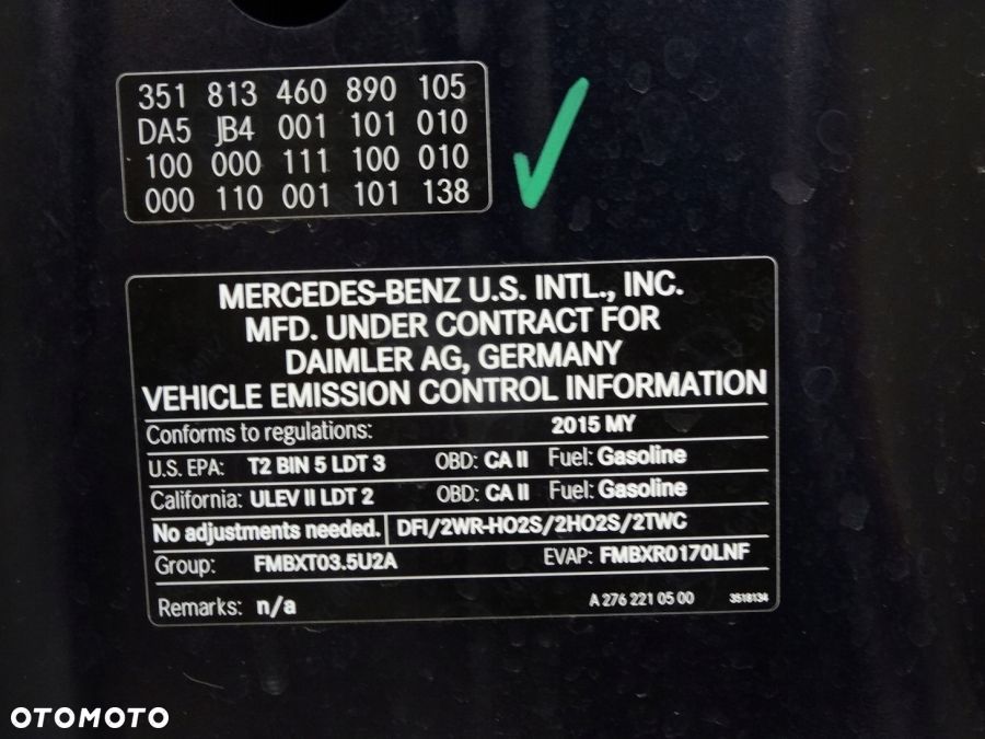 MERCEDES ML W166 2011-2015 MASKA PRZÓD POKRYWA - 9