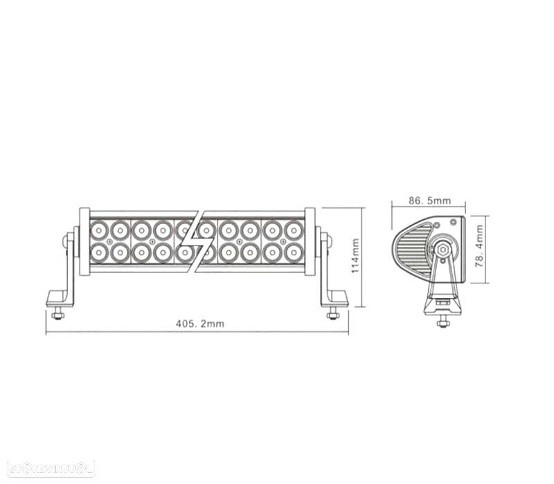 BARRA LED 72W 4.800 LM - 2