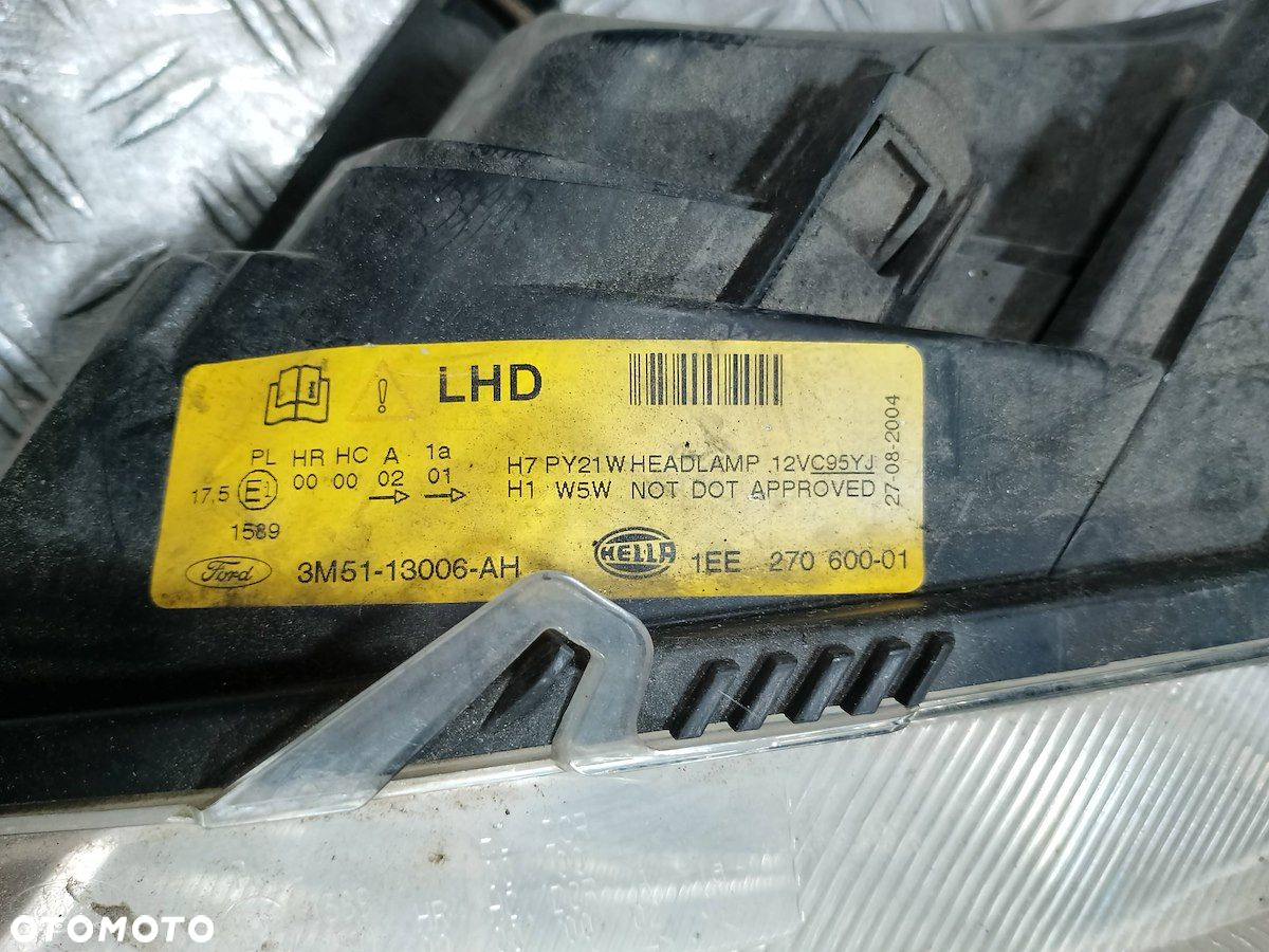 LAMPA LEWA PRZÓD FORD C-MAX I 3M51-13006-AH  1EE270600-01 - 6